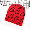 Explosões Europeias e Americanas Outono e Inverno Moda Quente Casual Tricô Acrílico Jacquard Chapéu de Tricô Outdoor Personalizado Hip-hop Quente À Prova de Frio