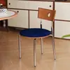 Silla de Comedor para el Hogar Usada Estilo Nórdico Madera Maciza Silla con Respaldo Celebridad de Internet Estilo Diseñador Minimalista Moderno Silla de Mesa de Comedor Retro