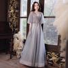 Vestido de Festa Plus Size para Mulheres, Efeito Emagrecedor, Novo Estilo 2026, Longo Elegante e Nobre para Festa Anual 100kg