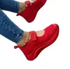 Comercio Exterior Zapatos Casuales Individuales Nuevos para Mujer Verano 2025 Nuevos Transfronterizos Cuña Velcro Mágico Moda Talla Grande Zapatos Deportivos para Mujer
