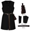 [En Stock] Chaleco Retro de Halloween Producto Nuevo Transfronterizo Chaleco Pirata Renacentista Disfraz de Cosplay de Caballero