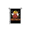 Bandera de Jardín de Halloween Transfronteriza para Exterior, Decoración de Patio, Bandera de 30X45Cm de Poliéster con Impresión a Doble Cara, Personalizada