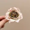 Vacaciones en la playa clip floral de plátano para el pelo pinza de garra floral de dopamina para recogidos en la parte posterior de la cabeza accesorio para el cabello adorno para el pelo