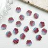 On-line popular impressão de três cores Camellia joias de unhas doce luminosa rosa acessórios de unhas joias de unhas