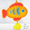 Pacote de Material para Decoração de Pingente Artesanal Infantil Tecido Não Tecido Pinça Música Família Presente Artesanal Pingente de Chave Desenho Animado