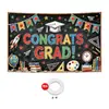 Fondo de tela para temporada de graduación, decoración de ambiente de actividad escolar transfronteriza, tela colgante, pancarta de fotos de fiesta, tamaño de bandera personalizable