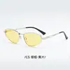 Óculos de Sol Marrons Estilo Gatinho para Mulheres, Espelhos Marrons Pequenos da Moda, Retrô, Óculos de Sol Europeus e Americanos de Alta Qualidade, Proteção Solar UV400 para Homens J707