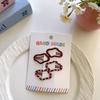 Pinza BB con Puntos de Ola Roja Ankora para Niños, Pinza para Flequillo Roto, Pinza Lateral, Accesorios para el Cabello, Venta al por Mayor
