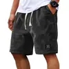 2026 Nuevos Pantalones Cortos Casuales de Waffle Transfronterizos para Hombre Verano Sueltos Transpirables Pantalones de Cinco Puntos Estilo Americano Ropa Moderna para Hombre