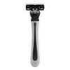 Daifa navalha de seis camadas manual de aço inoxidável de seis camadas cabeça de corte lâmina de barbear masculina antiga