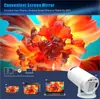 [Exclusivo Transfronterizo] Proyector HD 1080P para Dormitorios, Duplicación de Pantalla Inalámbrica, Inteligente y Portátil