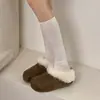 Zapatos Birkenstock de Punta Cerrada con Suela Gruesa para Mujer, Nuevo Modelo 2025, Zapatos de Algodón Birkenstock Felpudos de Invierno, Zapatos Cálidos Peludos