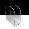 Porta-Guardanapos Acrílico Transparente em U para Restaurante Ocidental Café Bar Porta-Toalhas Quadrado