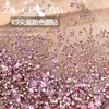K9 Primavera Nuevo Rosa Ultra Brillante Redondo Pedrería para Uñas Rosa Montón Pedrería Relleno Pedrería Pegatinas para Decoración de Uñas