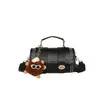 Bolsa Boston Grande Capacidade Transversal de Mão Estilo Britânico Alça Larga Transversal Bolsa Feminina 2026 Nova Bolsa Retrô Outono/Inverno