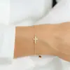 Pulseira Cruzada Prata Art Source S925 Design de Nicho, Simples e Versátil para Uso Diário, Brilhante e na Moda