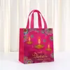Gran Venta Bolsa Tote Estampada Diwali Bolsa de Empaque para Compras No Tejida Bolsa para Fiesta Navideña Regalo de Cumpleaños Venta al por Mayor