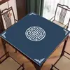 Toalha de Mesa Especial para Mesa de Mahjong, Silenciador Espessado, Tapete para Mesa de Jogo de Cartas Poker, Tapete de Mesa Quadrado Antiderrapante de Veludo Cristal