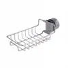 Estante de Drenaje Multifuncional para el Fregadero, Estante de Almacenamiento para Grifo sin Taladro, Cesta de Drenaje para Paños de Cocina y Esponjas