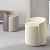 Banqueta de Maquiagem Nórdica para Uso Doméstico, Banqueta de Penteadeira, Acessório de Foto da Moda, Cadeira de Luxo Leve para Sala de Estar, Banqueta Redonda Baixa Simples para Manicure