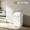 Lixeira de Cozinha Grande Capacidade Comercial Catering Tamanho Grande Tampa Articulada Doméstica Extra Grande Plástico com Tampa Escritório Hotel 40