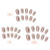Ciruela Ojo de Gato Francés Manicura Elegante de Alta Calidad Estilo Femenino Estilo Hermana Real Manicura Aclaradora Estilo Corto 30-t Manicura Portátil