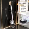Cepillo para inodoro angular de alto valor, limpieza sin esquinas, llega a las grietas de la pared interior, cerdas finas eliminan las manchas, esencial para el baño
