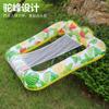 En stock Nueva cama flotante inflable plegable con clip y red reclinable, cama flotante para adultos de cuatro tubos.
