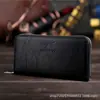 Cartera para Hombre Bolso de Mano de Gran Capacidad Moda Casual Múltiples Ranuras para Tarjetas Bolsa para Teléfono Móvil Monedero de Mano