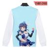 Sudadera con capucha versátil casual de manga corta y cuello redondo Lovelivenijigasakihighschoolidolclub