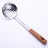 Espátula de Acero Inoxidable Juego de Utensilios de Cocina para el Hogar con Mango, Colador de Cocina de 4 Piezas, Espátula para Saltear, Herramienta de Almacenamiento, Anti-quemaduras