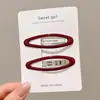 Pinza BB única y elegante para mujer, linda y simple, con un ambiente dulce y encantador, un accesorio para el cabello con pinza para flequillo de atmósfera única y dulce