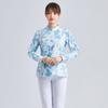Uniforme de enfermera floral de manga corta para mujer, traje de verano dividido, de manga corta, para residencias de ancianos, madres y bebés, maternidad, niñera, monos de cuidado bucal