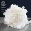Flores de Boda Europeas y Americanas, Flores de Peonía, Ramilletes de Mano para la Novia y el Novio, Ramilletes de Ceremonia Hechos a Mano, Ramilletes de Mano para Mujer