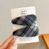 Pinza para el Cabello de Lana con Estampado de Leopardo para Otoño e Invierno para Mujer, Elegante Pinza para Flequillo Lateral, Pinza BB de Gama Alta para Pelos Sueltos, Pasador de Moda Estilo Retro