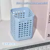 Caja de Almacenamiento Multifuncional Cuadrada Portalápices Caja de Almacenamiento para Material de Oficina Estudiante Creativo Simple Papelería de Escritorio Portátil Lápiz