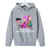 Amazon Kpop Witch Hunter Grupo Estampado Moda Infantil Moletom de Veludo Outono e Inverno Moletom Casual para Meninos e Meninas