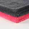 600g Pano Trançado Torcido Camada Única Absorvente Borda Edging Toalha de Limpeza de Carro Pano de Limpeza de Chão Diário