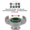 Junta de Cauda de Tubo de Ar Stan de Aço Inoxidável DIN3489 Europeu Junta de Tubo de Compressão de Ar 3.0/8 polegadas ~ 1 polegada