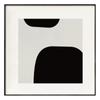 Combinação abstrata simples moderna em preto e branco Pintura decorativa Sala de estar Sofá Fundo parede mural modelo quarto quadrado pendurado pintura