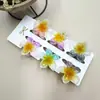 Clipes de Cabelo Coloridos de Flor de Plumeria de 4cm Mais Vendidos na Europa e América, Grampos de Cabelo Florais Transfronteiriços, Acessórios de Cabelo da Moda para Festas na Parte de Trás da Cabeça