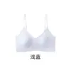 Base líquida sem marcação lingerie feminina busto grande busto pequeno aparência reunindo orelha de coelho copa fina suporte macio respirável lindo sutiã nas costas