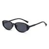 2026 Nuevas Gafas de Sol Retro Modernas de Gama Alta Color Té con Marco Estrecho Pequeñas Marrones para Mujeres con Rostros Cuadrados y Redondos, Gafas de Sol Cat-Eye Adelgazantes