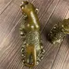 Gu Yunzhai Tigre de Latón Tigre de Cobre Marrón Latón Tigre del Zodiaco Cornucopia Tigre Oficina en Casa Péndulo