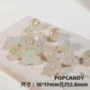 Cuentas Retorcidas con Lámina de Oro DIY Colorido Accesorios para Joyería Hecha a Mano Accesorios Materiales Cadena para Teléfono Móvil Hecha a Mano Collar Pendientes Colgante