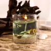Cera de Gelatina Cristal de Océano Aromaterapia Souvenir Vela de Cumpleaños Decoración Sin Humo Forma Transparente Vela de Gelatina Hecha a Mano