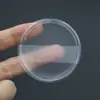 Esponja de silicone Q elástica macia e delicada não absorve pó ferramentas de beleza loja de beleza especial cushion de ar esponja redonda transparente para o polegar