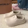 Pantuflas de Algodón EVA Birken para Mujer 2026 Nuevas Otoño/Invierno Aterciopeladas Engrosadas Exteriores Antideslizantes Impermeables de Punta Cerrada