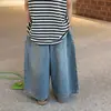 TaiRu 2026 Verano Nuevos Pantalones Vaqueros de Color Sólido Estilo Coreano para Niños, Pantalones Transpirables Versátiles y Elegantes Anti-Mosquitos