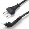 Enchufe plano estándar europeo VDE Cable de alimentación coreano KC Cable de alimentación francés alemán Enchufe giratorio para secador de pelo Base giratoria hembra